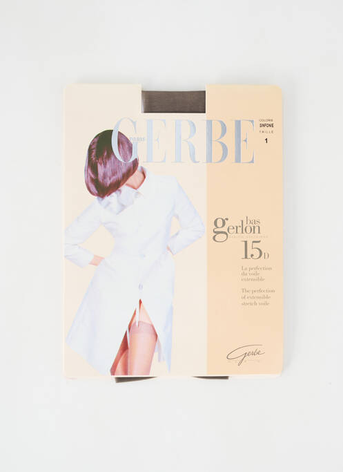 Bas gris GERBE pour femme