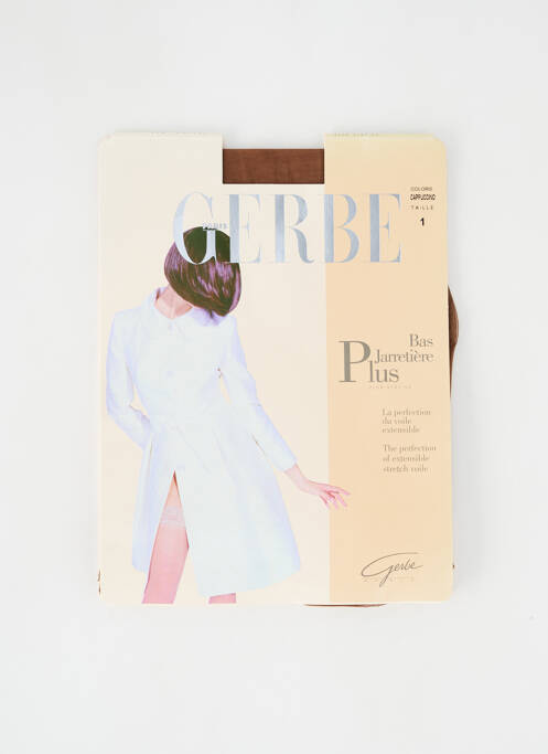 Bas marron GERBE pour femme