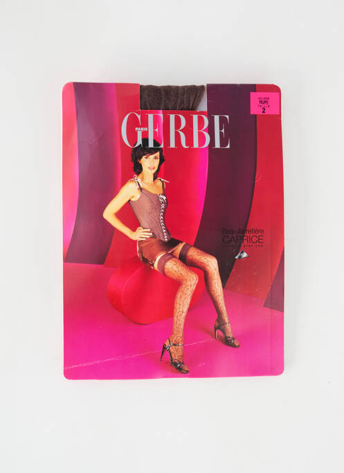 Bas marron GERBE pour femme