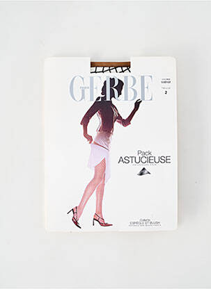Collants stretch noir GERBE femme