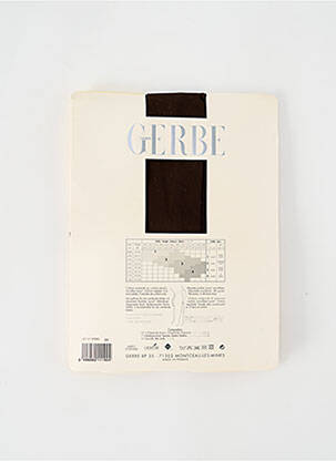 Collants stretch marron GERBE femme