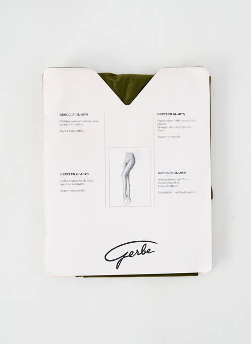 Collants vert GERBE pour femme
