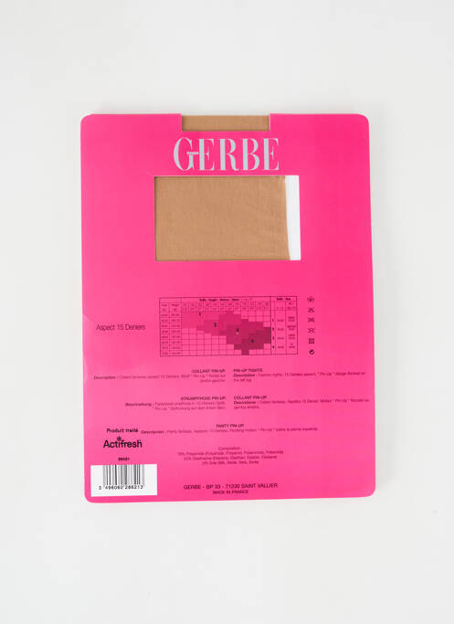 Collants chair GERBE pour femme