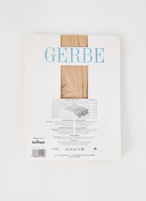 Collants chair GERBE pour femme