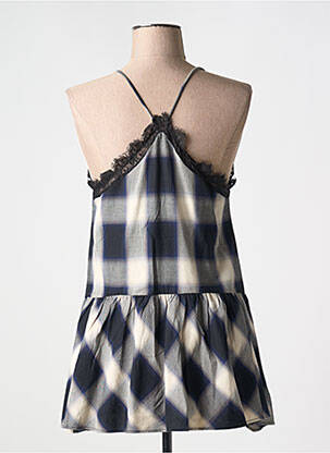 Top imprimé fantaisie fines bretelles bleu REPLAY femme