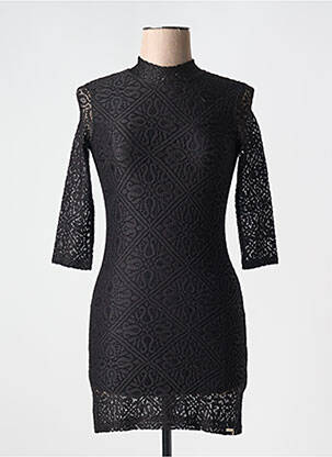 Top coupe cintrée manches 3/4 noir GUESS femme