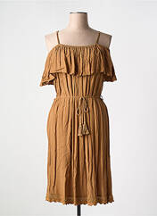 Robe mi-longue marron XT STUDIO pour femme seconde vue