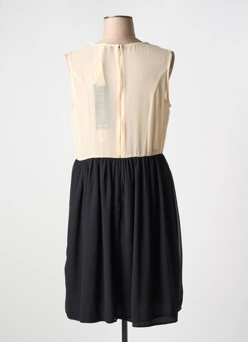 Robe mi-longue coupe fluide sans manche noir FRACOMINA femme