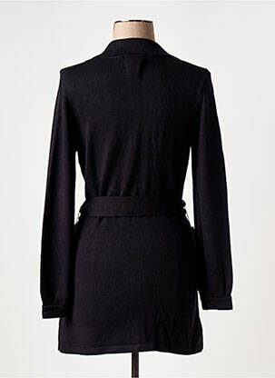 Gilet manches longues stretch noir LEO & UGO femme