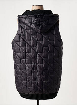 Doudoune poches a capuche noir K-DESIGN femme
