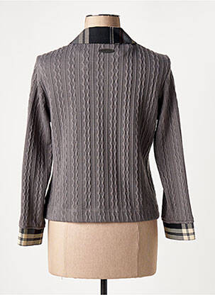 Blazer poches gris POUPEE CHIC femme
