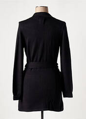 Gilet manches longues noir LEO & UGO pour femme seconde vue