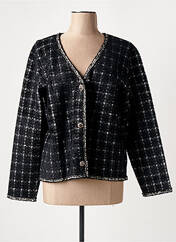 Gilet manches longues noir PASSIONI pour femme seconde vue