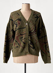 Gilet manches longues vert EVA KAYAN pour femme seconde vue