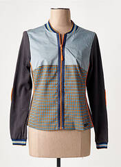 Veste casual gris POUPEE CHIC pour femme seconde vue