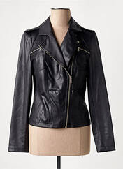 Veste simili cuir noir EVA KAYAN pour femme seconde vue