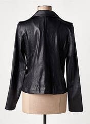 Veste simili cuir noir EVA KAYAN pour femme seconde vue