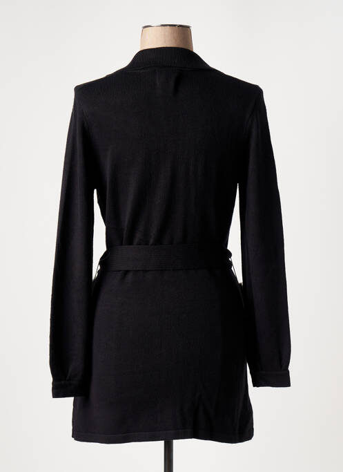 Gilet manches longues noir LEO & UGO pour femme