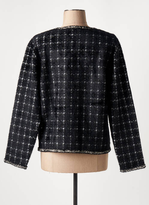 Gilet manches longues noir PASSIONI pour femme