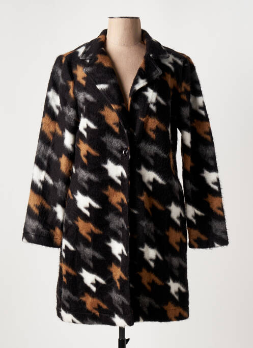 Manteau long noir FRANK LYMAN pour femme