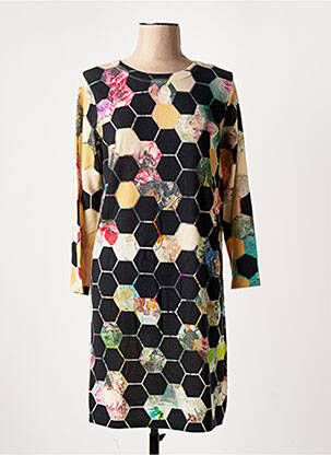 Robe pull stretch manches longues noir JEI'S BY LETIZIA DENARO femme