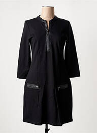 Robe courte manches longues manches longues noir EVA KAYAN femme