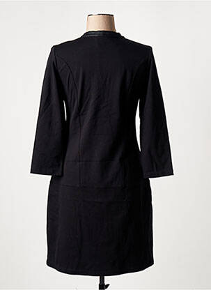 Robe courte manches longues manches longues noir EVA KAYAN femme