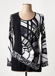 T-shirt manches longues manches longues noir PICADILLY femme