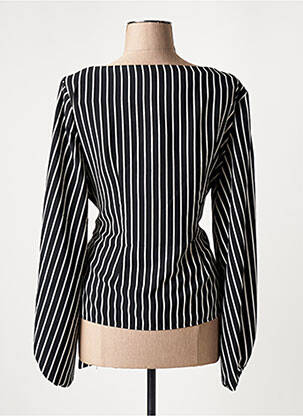 Top coupe cintrée manches longues noir FRANK LYMAN femme