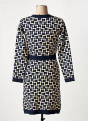 Gilet manches longues bleu LEO & UGO pour femme seconde vue