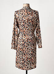 Robe mi-longue marron K-DESIGN pour femme seconde vue