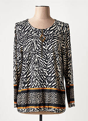 T-shirt noir K-DESIGN pour femme