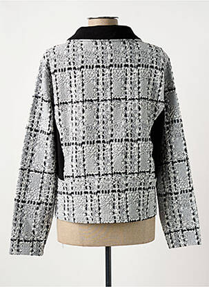 Veste casual poches gris DOLCEZZA femme