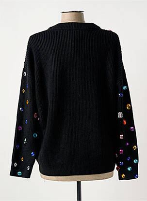 Pull stretch manches longues noir LAFTY LIE femme
