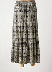 Jupe longue beige K-DESIGN pour femme seconde vue