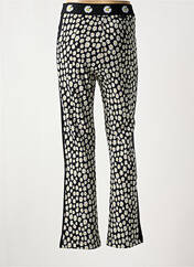 Pantalon flare noir POUPEE CHIC pour femme seconde vue