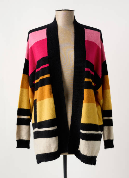 Gilet manches longues noir FUEGO WOMAN pour femme