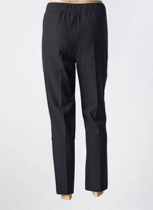Pantalon droit stretch taille normale noir ANNA MONTANA femme