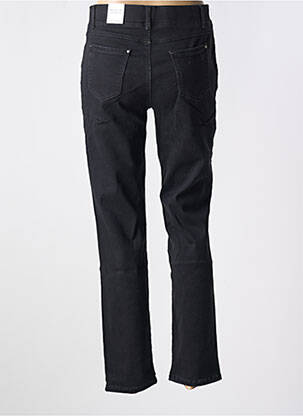Pantalon slim broderie rivets taille normale noir ANNA MONTANA femme