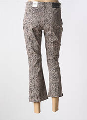 Pantalon 7/8 marron ANNA MONTANA pour femme seconde vue