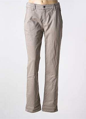 Pantalon chino beige ANNA MONTANA pour femme