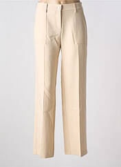 Pantalon droit beige ANNA MONTANA pour femme seconde vue