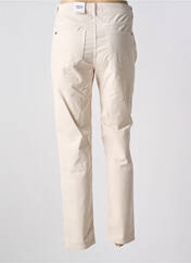 Pantalon slim beige ANNA MONTANA pour femme seconde vue