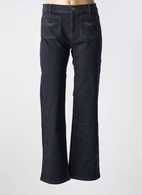 Jeans coupe droite noir ANNA MONTANA pour femme