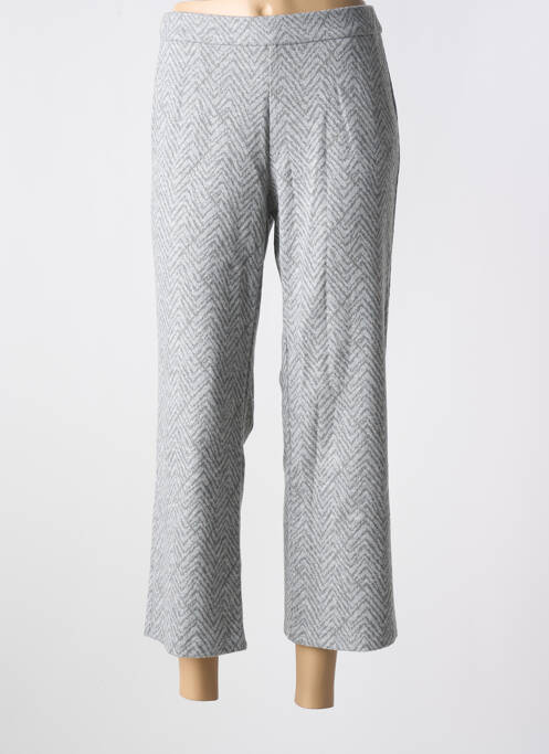 Pantalon 7/8 gris ANNA MONTANA pour femme