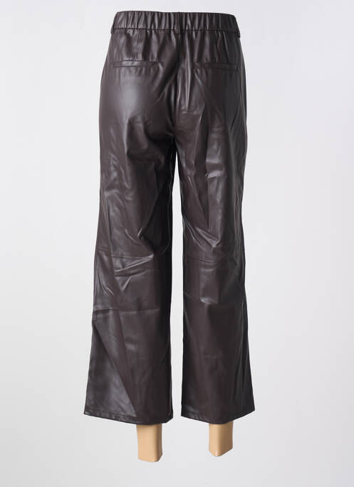 Pantalon 7/8 marron ANNA MONTANA pour femme