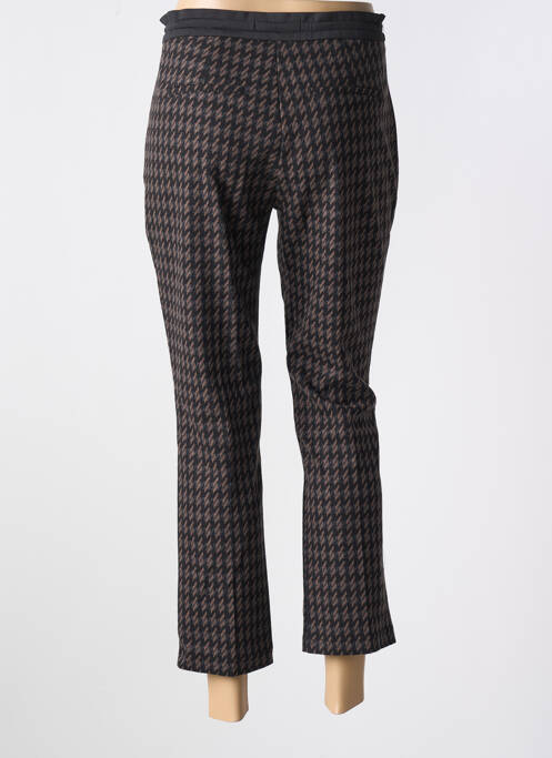 Pantalon 7/8 marron ANNA MONTANA pour femme
