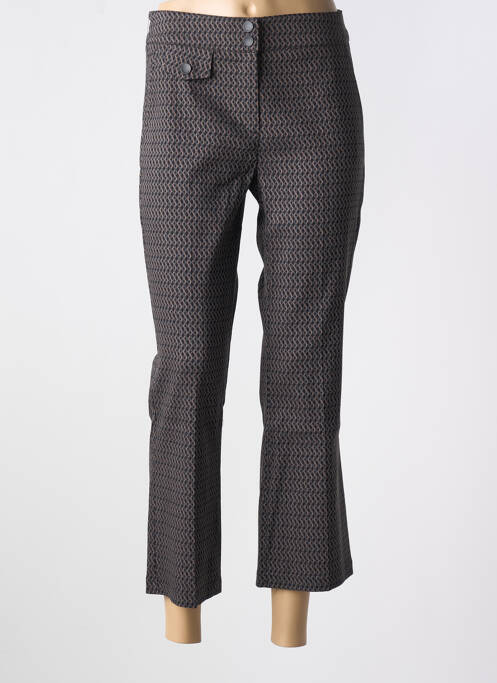 Pantalon 7/8 marron ANNA MONTANA pour femme