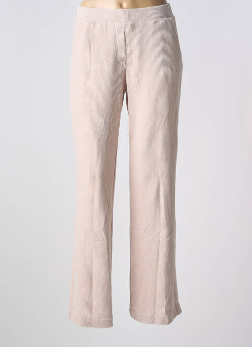 Pantalon droit beige ANNA MONTANA pour femme