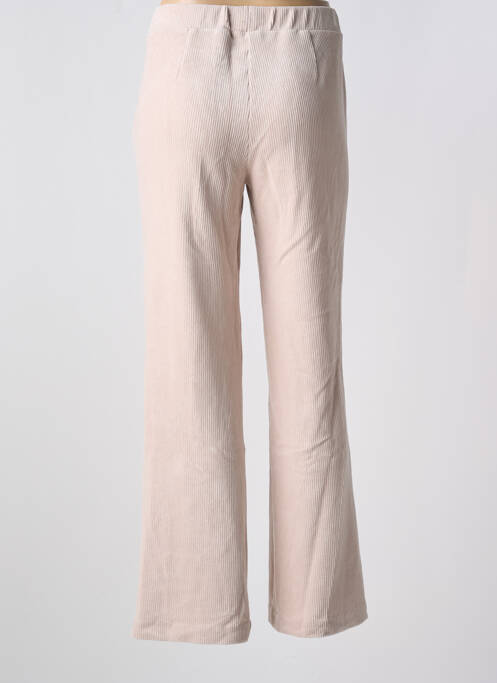 Pantalon droit beige ANNA MONTANA pour femme
